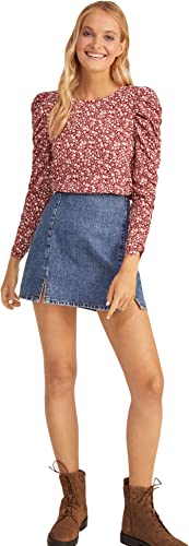 Springfield Koszulka damska z nadrukiem, Czerwony (Red Wine), M