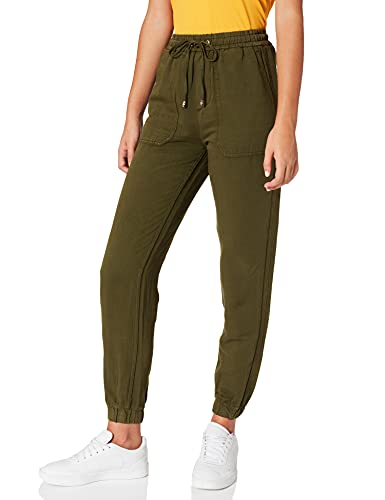 Tommy Hilfiger Soft Co Straight sweter na spodniach Regularne spodnie damskie, oliwkowy, 46W