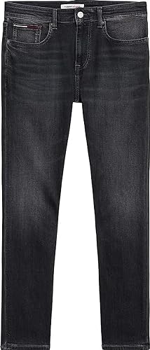 Tommy Jeans Spodnie męskie, Czarny jeans, 32W / 36L