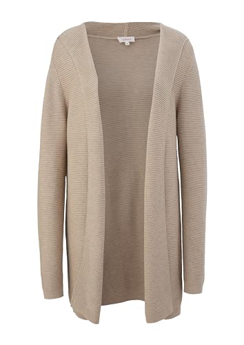 s.Oliver Sales GmbH & Co. KG/s.Oliver Damski długi kardigan z kapturem, długi kardigan z kapturem, brązowy, 40