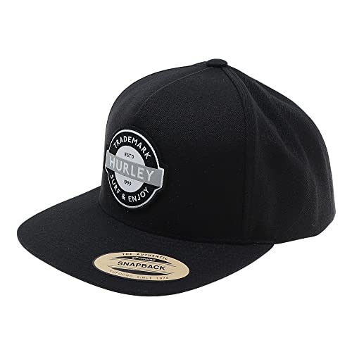 Hurley Czapka męska M Underground Hat Cap, czarna, rozmiar uniwersalny, czarny, jeden rozmiar