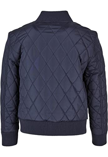 Urban Classics Boy's Boys Diamond Quilt Nylon Jacket kurtka, granatowa, 158/164, grantowy, 158-164