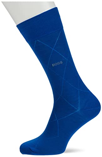 BOSS Męskie skarpety John Rs Colours Wo Regular Socks, Medium Blue429., 39-42 EU