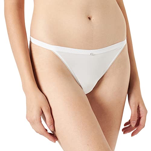 women'secret Damskie stringi hipsterskie letnie kobiece majtki, białe standardowe, M