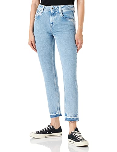 Pepe Jeans dżinsy damskie fioletowe, Niebieski (Denim-pd4), 27W / 32L