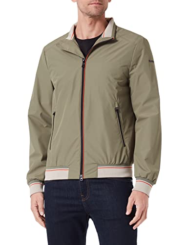 Geox Męska kurtka M Ponza, oliwkowa, 60, olivine, 60