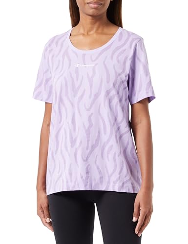Champion T-Shirt Damski, Jasny Fioletowy, L