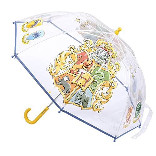 CERDÁ LIFE'S LITTLE MOMENTS - Przezroczysty parasol unisex firmy Hogwarts [ Harry Potter] – ręczne otwieranie z ochroną