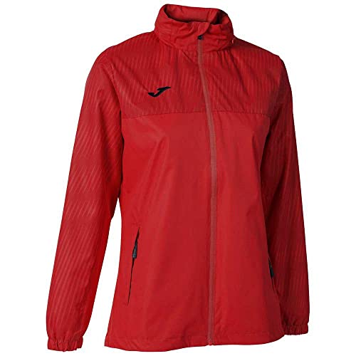 Joma Damska kurtka przeciwdeszczowa Montreal, czerwony, M