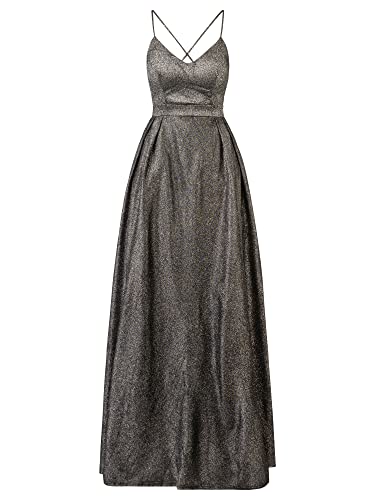 ApartFashion Sukienka damska, czarny, złoty, 38