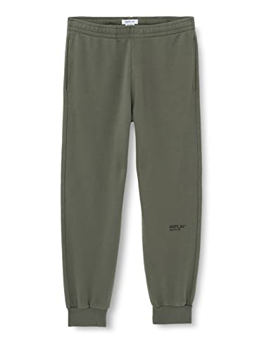 Replay Spodnie męskie w luźnym stylu, 437 Castor Grey, 3XL