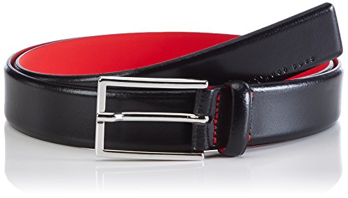 HUGO Gavrilo pasek męski, Schwarz001, 110