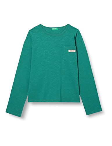 United Colors of Benetton Koszulka dziewczęca M/L 3f42c106v Nuring tunika, morska zielona 1b0, 170 cm