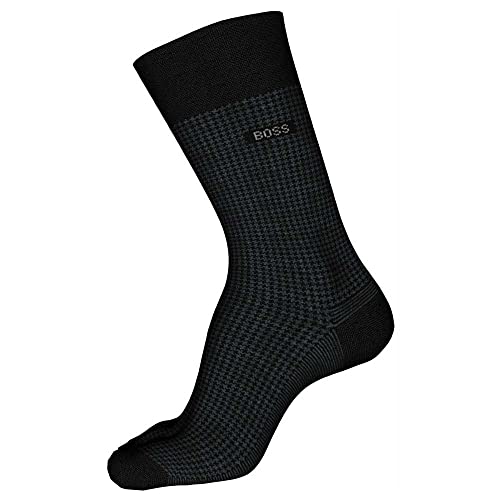 BOSS Męskie skarpety RS mini MC Regular Socks, czarne, 39-42, czarny, 42 EU