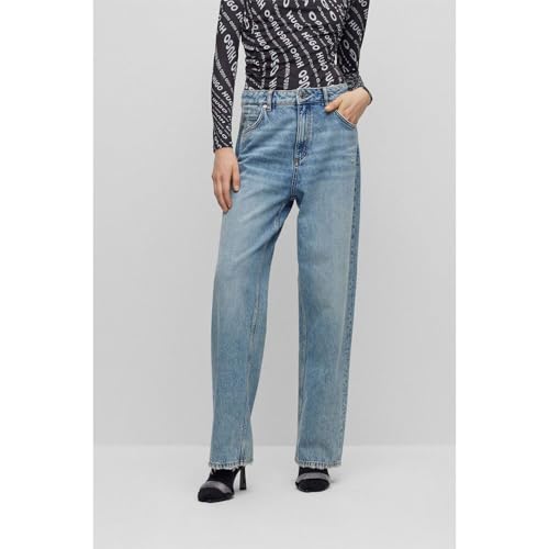 HUGO Damskie spodnie jeansowe Gisanna, Light/Pastel Blue450, 32W / 32L
