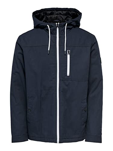 ONLY & SONS Męska kurtka ONSBJORN AW OTW, granatowa, L, granatowy, L