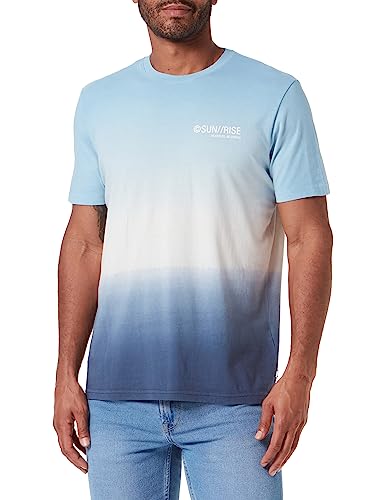 Q/S by s.Oliver Męski T-shirt z krótkim rękawem, niebieski, M