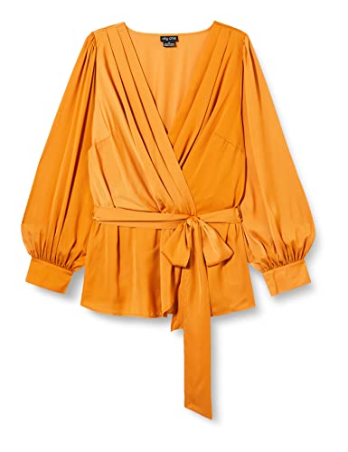 CITY CHIC Duży rozmiar Top Opulent, w kolorze miodu, Rozmiar, 16, miodowy, 42-Du?e rozmiary