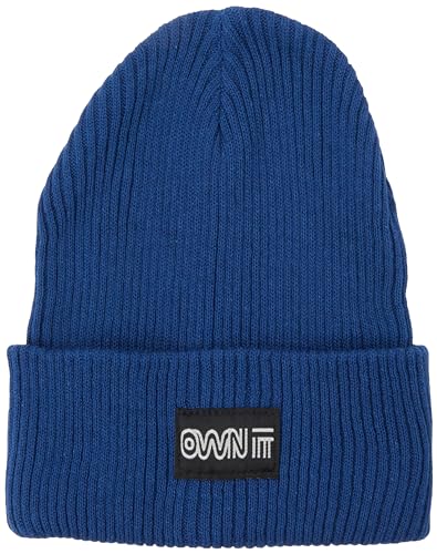 Bestseller A/S Unisex NKNMANOA Knit Beanie czapka, Estate Blue, 52/53, Estate Blue