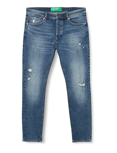 United Colors of Benetton Spodnie męskie, Jasnoniebieski denim 915, 32