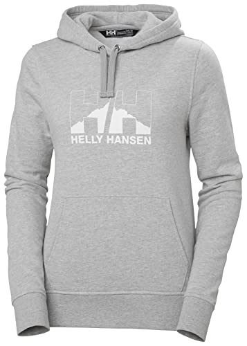 Helly-Hansen damski sweter z kapturem Nord Graphic 951 szary melanż, M