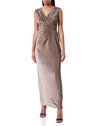 Morgan Damska sukienka koktajlowa, żółty, 34