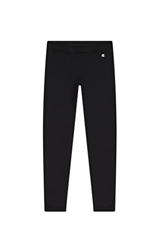 Champion Damskie legginsy Legacy American Classics z logo C o regularnym kształcie, czarny, S