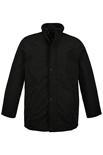 JP 1880 Męska, duże rozmiary, ponadgabarytowa, kurtka męska, L-8XL, kurtka biznesowa, wodoodporna, wiatroszczelna, oddychająca 795129, czarny, 4XL