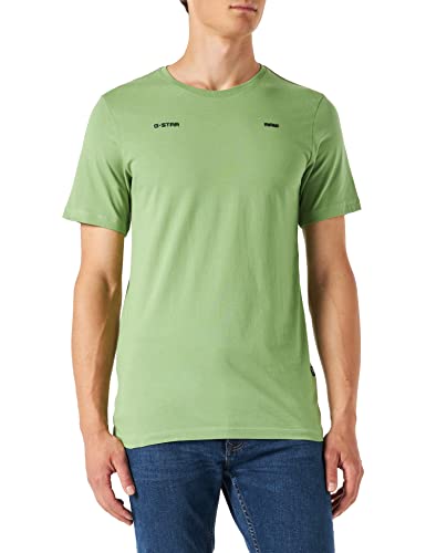 G-STAR RAW Męski t-shirt Hand Back Gr Slim R T, zielony (Tendril 336-d115), M