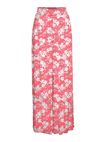 Vero Moda Vmmenny HW Szerokie spodnie Wvn Spodnie Damskie, Ge Peach/Aop:tysiąc, S