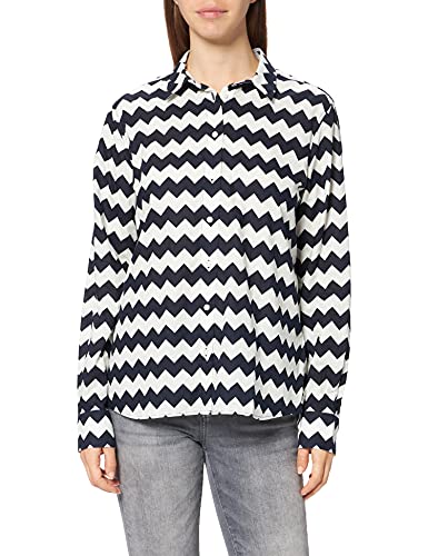 GANT Bluzka damska, niebieski (Evening Blue), 44 PL