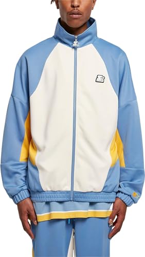 STARTER BLACK LABEL Męska kurtka Starter Laser Track Jacket, plwht/hrznblu/clfrnylw, L