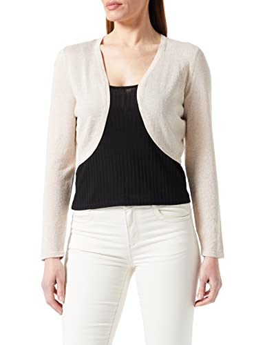 Morgan damska kamizelka z długim rękawem z otwartym kołnierzem MSOHO Dore TXL, Rodzaj złotego, XL