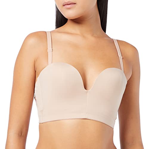 Wonderbra Biustonosz Backless Damski bez pleców, Skóra, 80A
