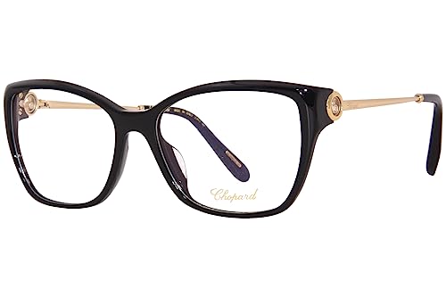 Chopard Damskie okulary przeciwsłoneczne Vch322s, czarne (błyszcząca czerń), UK 44, Czarny (błyszczący czarny)