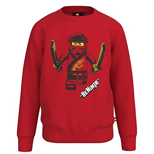 LEGO Chłopięca bluza Ninjago Jungen LWStorm 101, 349 czerwona, 152