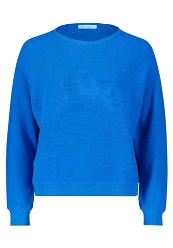 Betty & Co Damski sweter z dzianiny krótki rękaw 1/1, niebieski (Strong Blue), 44