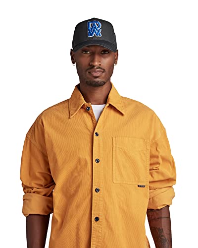 G-STAR RAW Męska czapka baseballowa Embro Trucker z daszkiem, szara (cloack C832-5812), jeden rozmiar, szary (Cloack C832-5812), jeden rozmiar