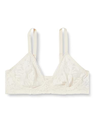 Calvin Klein Damski biustonosz bez podszewki, kość słoniowa, S