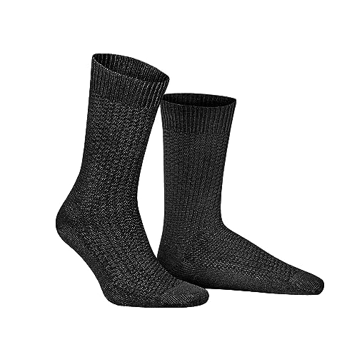 Hudson Skarpety męskie Pique Fashion, czarny, 39-42 EU