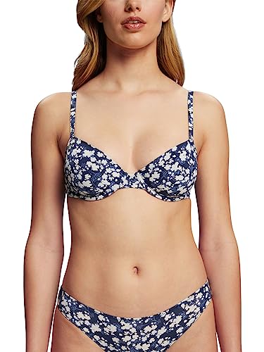 ESPRIT Bodywear damski biustonosz z nadrukiem Micro RCS Underwire BH, Ink 3, 80 B, Ink 3, 80B