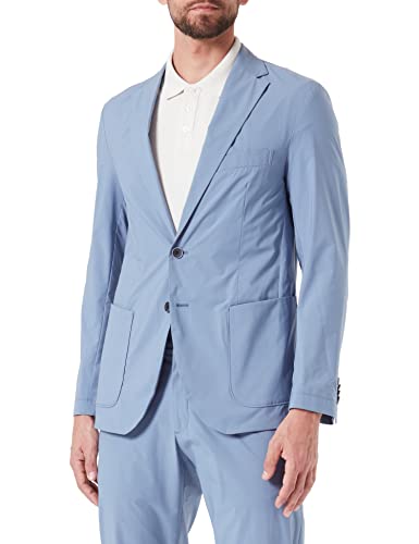 s.Oliver Bernd Freier GmbH & Co. KG Męska marynarka, slim fit, niebieska, 52, niebieski