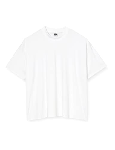 Urban Classics Koszulka męska oversized Mock Neck Tee T-Shirt, biały, L