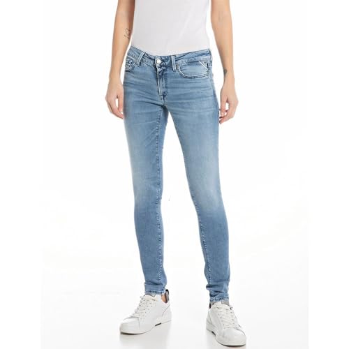 Replay New Luz Clouds Jeansy damskie, 010, 25W x 30L
