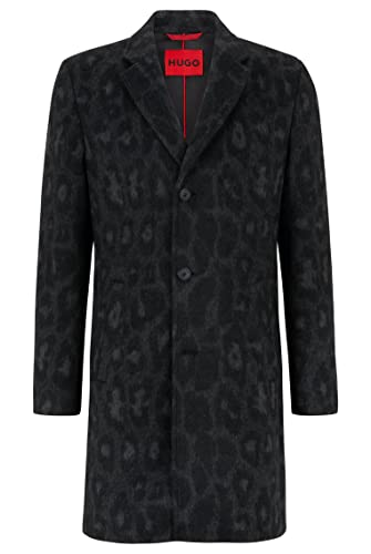 HUGO Płaszcz męski, Black1, 50