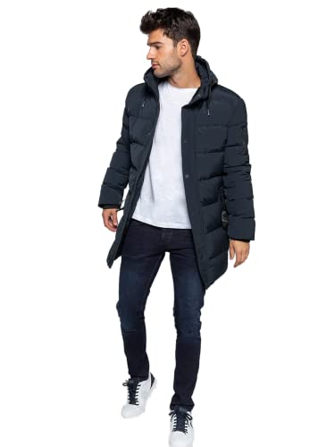 Redskins Męska kurtka puchowa Layer Cake, granatowy, XXL