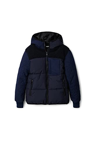 Desigual Boy's Padded_Fernan 5000 Navy, Blue, 9/10