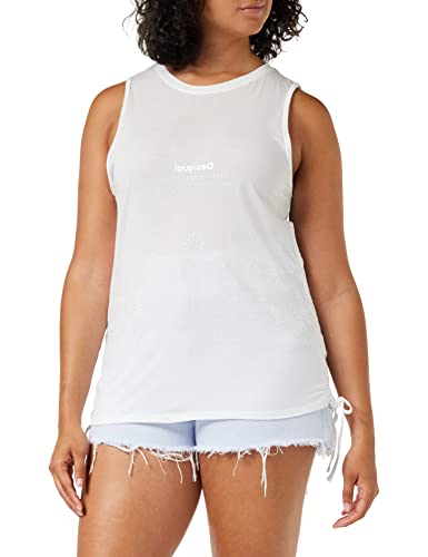 Desigual Ts_Tulum T-Shirt damski, biały, M