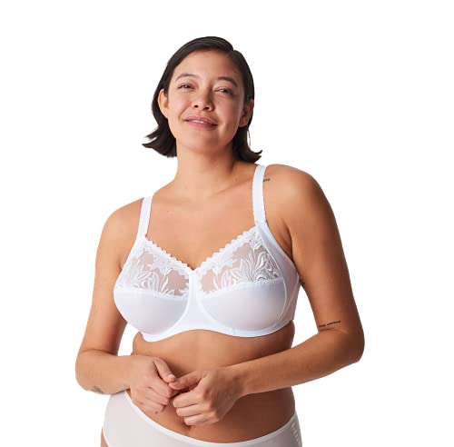 Chantelle AMAZONE, funkcjonalny biustonosz bez fiszbin, bielizna damska, biały, 95D