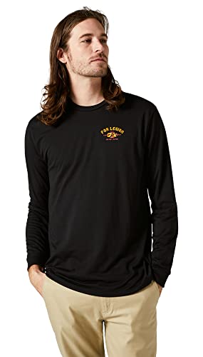 Fox At Bay Ls Tech Tee Black